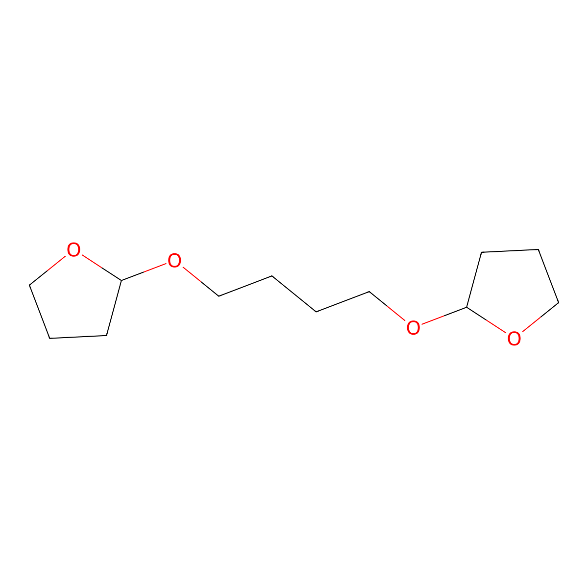 1,4-Bis(2-tetrahydrofuryloxy)butane molecular structure, CAS 76702-30-2