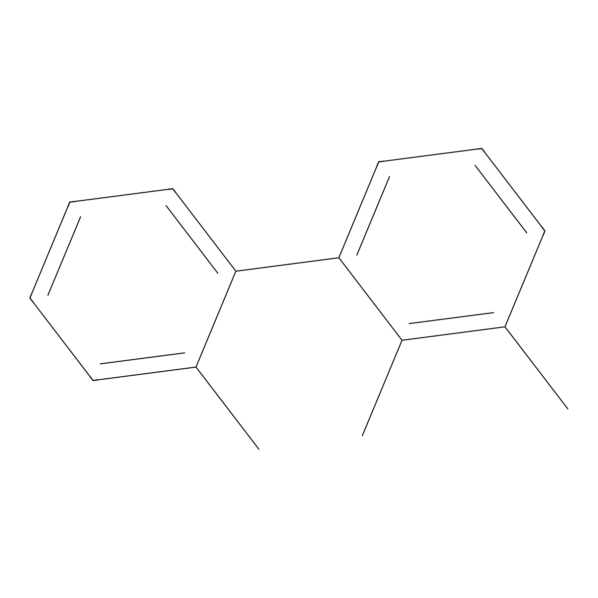 2,2',3-Trimethyl-1,1'-biphenyl molecular structure, CAS 76708-75-3