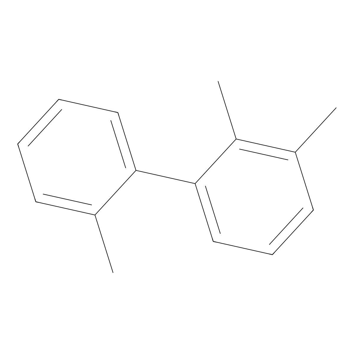2,2',3-Trimethyl-1,1'-biphenyl molecular structure, CAS 76708-75-3