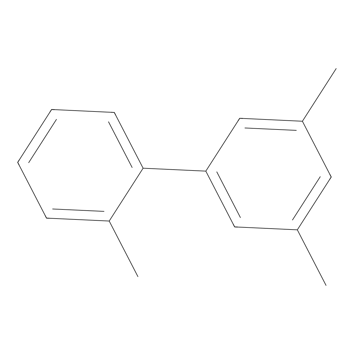 2,3',5'-Trimethyl-1,1'-biphenyl molecular structure, CAS 76708-77-5