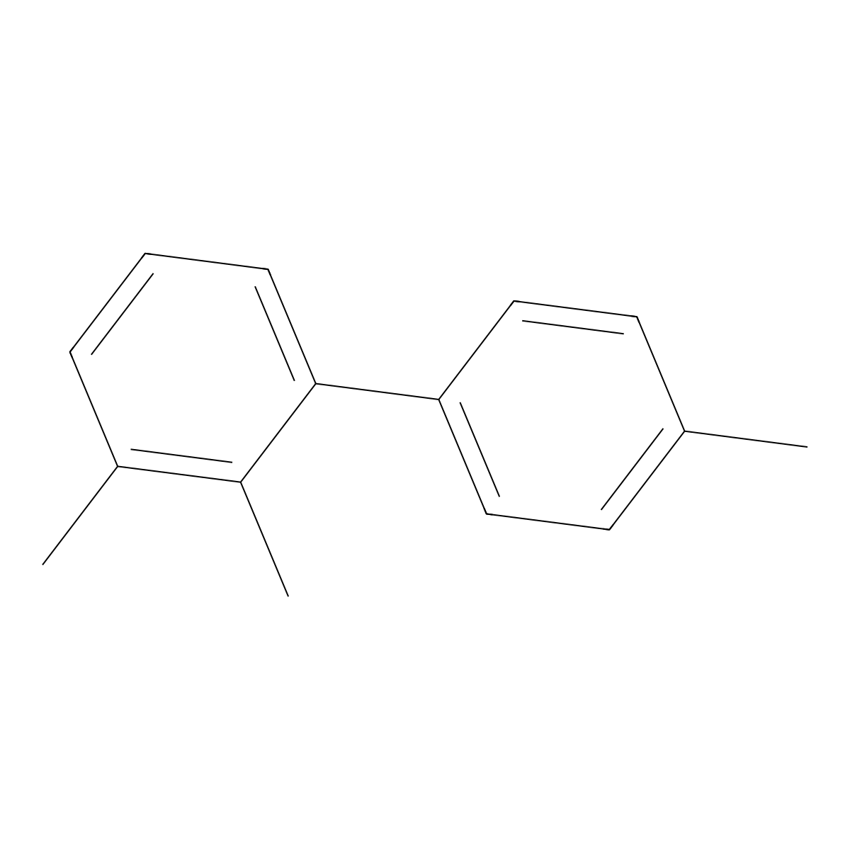 2,3,4'-Trimethyl-1,1'-biphenyl molecular structure, CAS 76708-82-2