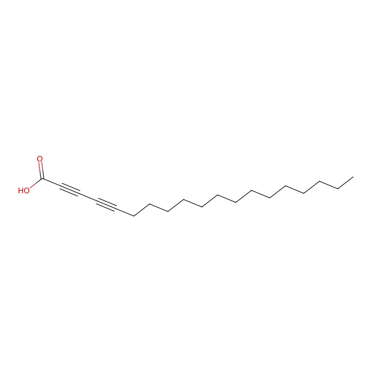 2,4-Nonadecadiynoic Acid molecular structure, CAS 76709-55-2