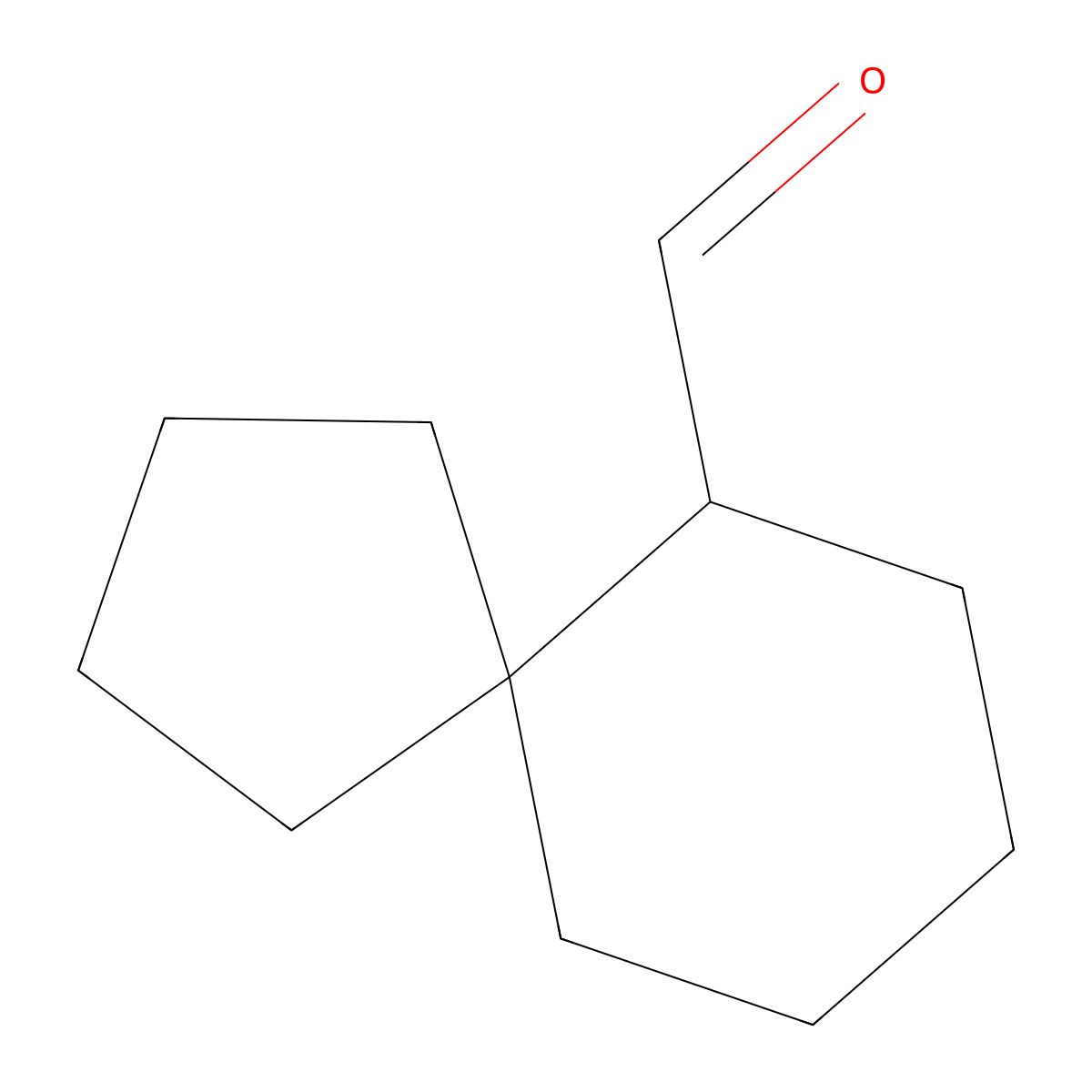 Spiro(4.5)decane-6-carbaldehyde molecular structure, CAS 76713-59-2