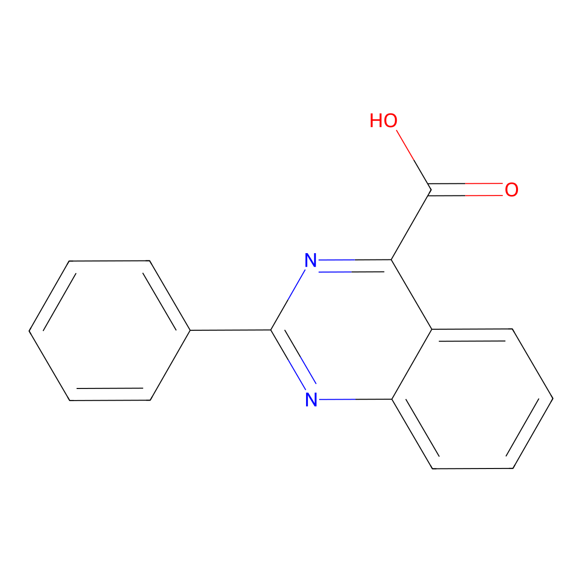 2-Phenylquinazoline-4-carboxylic acid molecular structure, CAS 7672-01-7