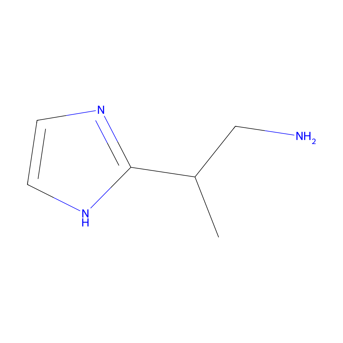 2-(1H-imidazol-2-yl)propan-1-amine molecular structure, CAS 767244-26-8