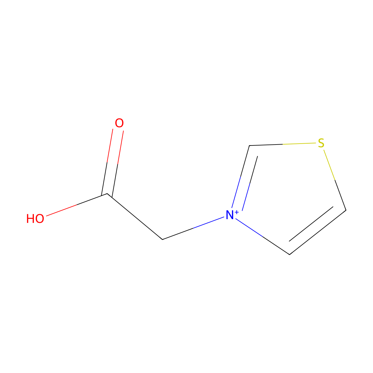 3-(Carboxymethyl)-1,3-thiazol-3-ium molecular structure, CAS 767252-47-1