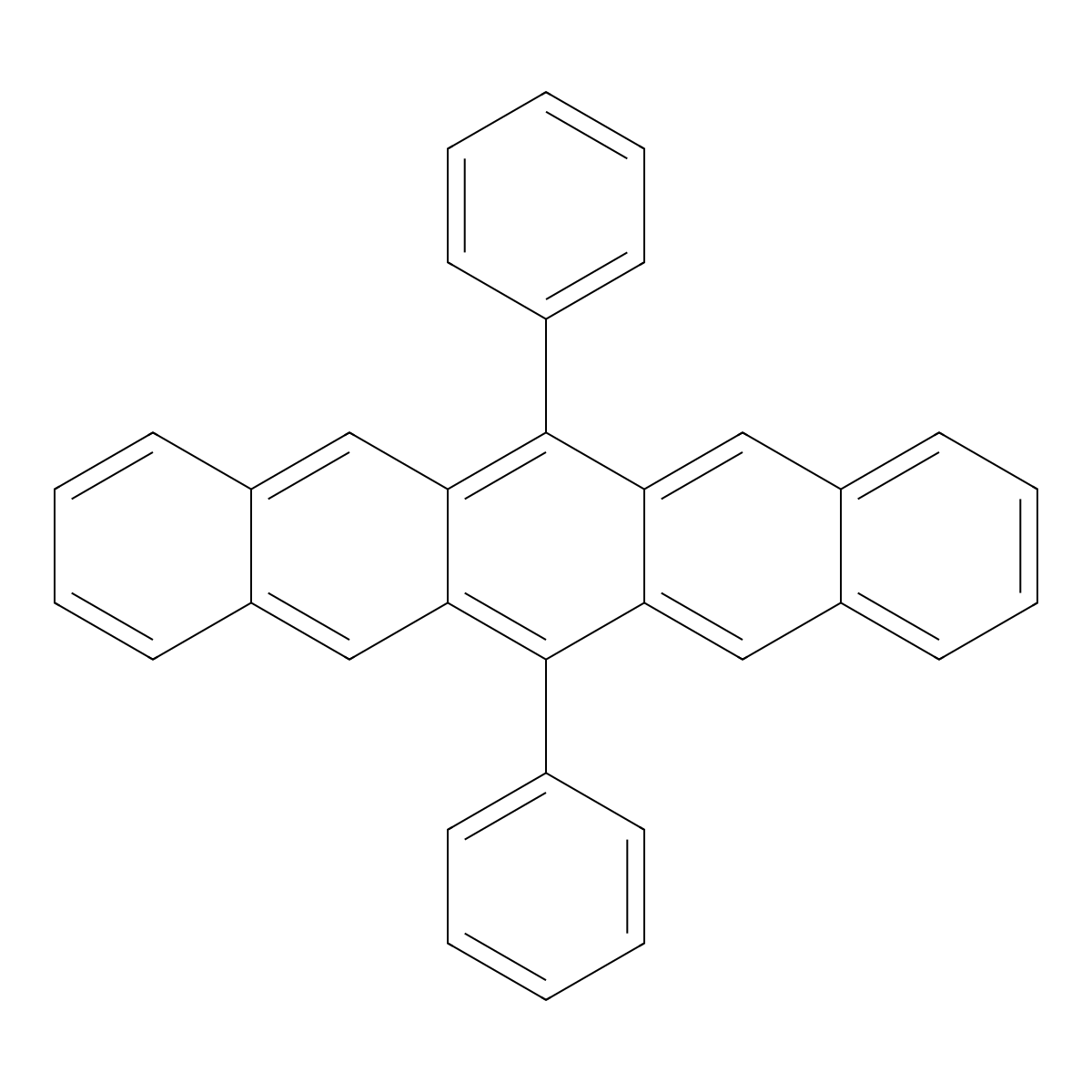 6,13-Diphenylpentacene molecular structure, CAS 76727-11-2