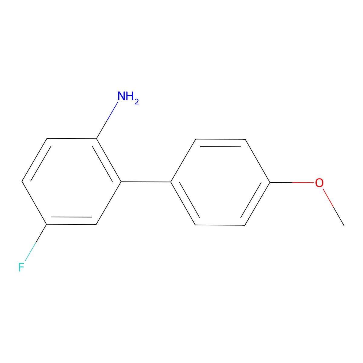 5-Fluoro-4'-methoxy-[1,1'-biphenyl]-2-amine molecular structure, CAS 767278-97-7
