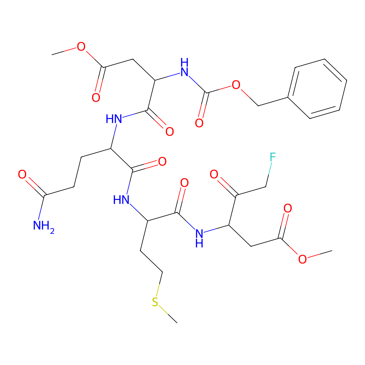 Z-D(OMe)QMD(OMe)-fmk molecular structure, CAS 767287-99-0