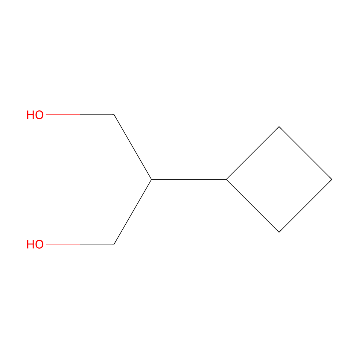 2-Cyclobutylpropane-1,3-diol molecular structure, CAS 76731-18-5
