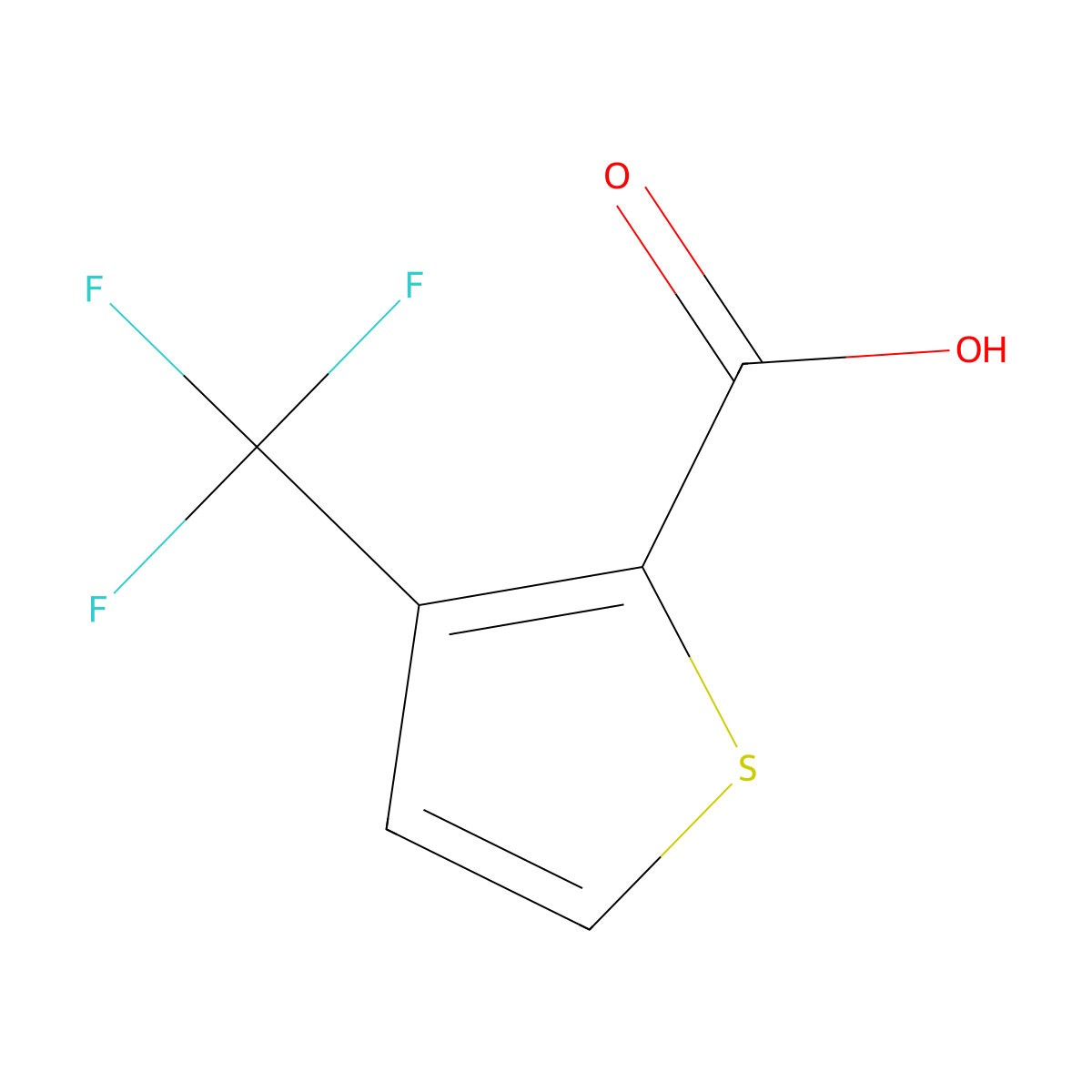 3-(Trifluoromethyl)thiophene-2-carboxylic acid molecular structure, CAS 767337-59-7