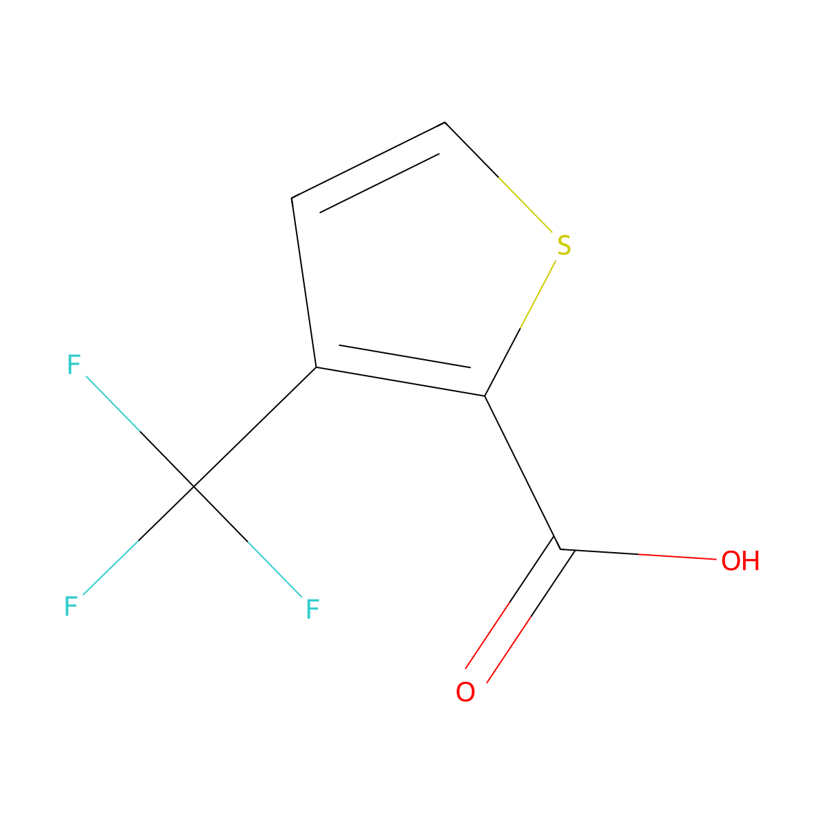 3-(Trifluoromethyl)thiophene-2-carboxylic acid molecular structure, CAS 767337-59-7