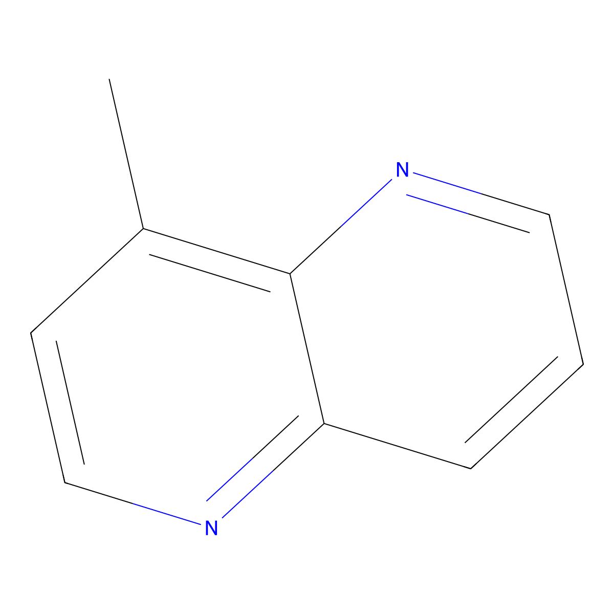 4-Methyl-1,5-naphthyridine molecular structure, CAS 7675-33-4