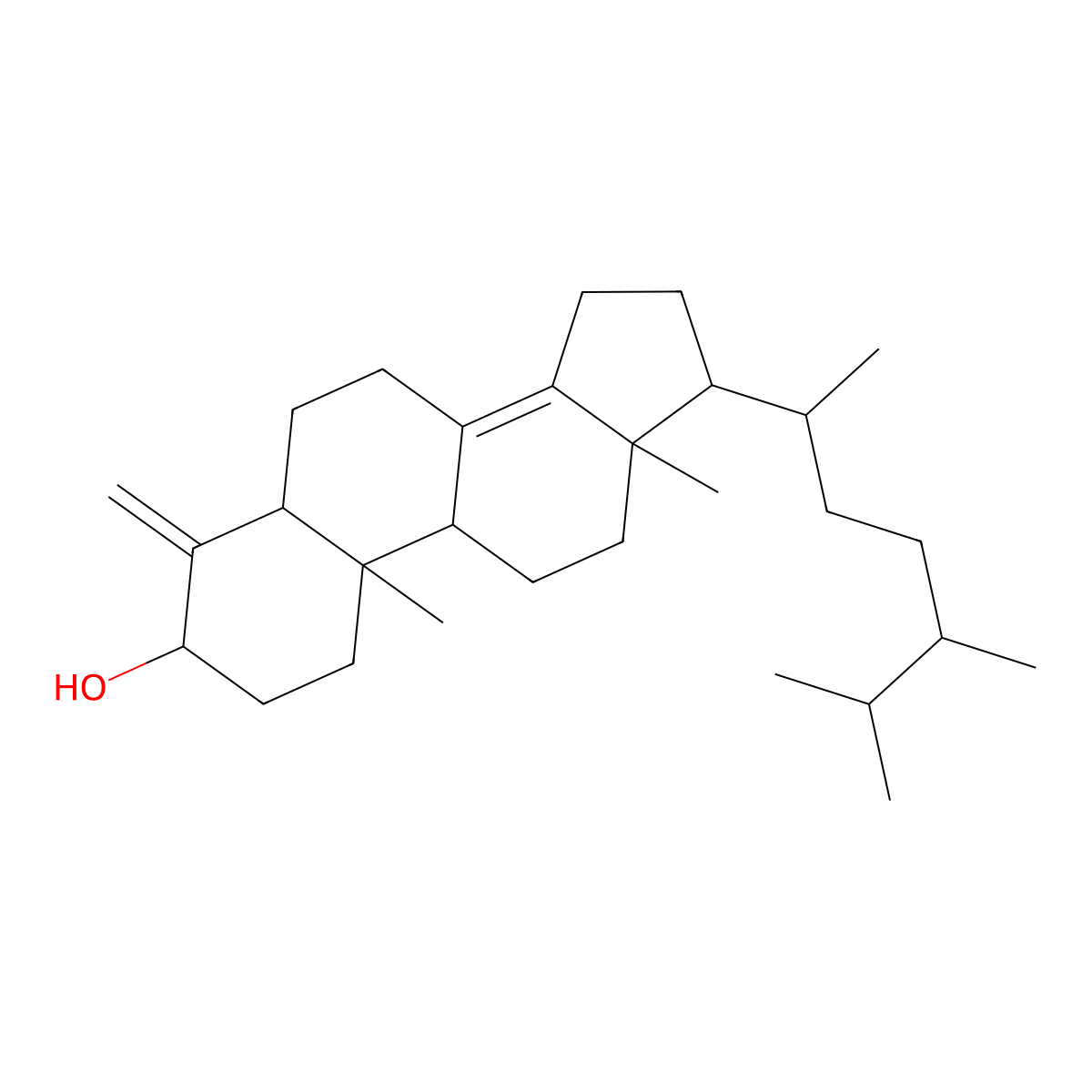 Conicasterol molecular structure, CAS 76758-18-4