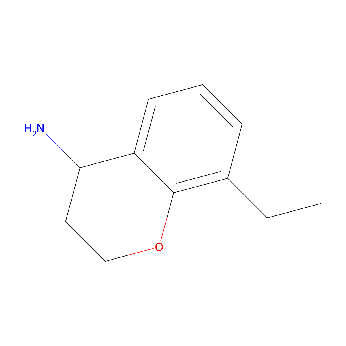 8-Ethylchroman-4-amine molecular structure, CAS 767610-47-9
