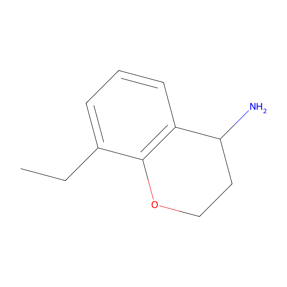 8-Ethylchroman-4-amine molecular structure, CAS 767610-47-9