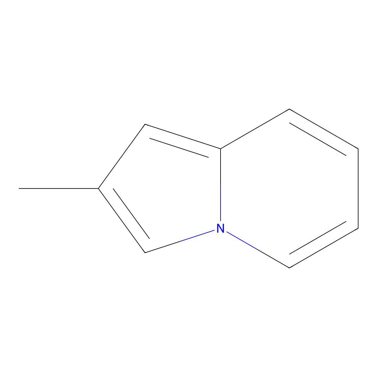 2-Methylindolizine molecular structure, CAS 768-18-3