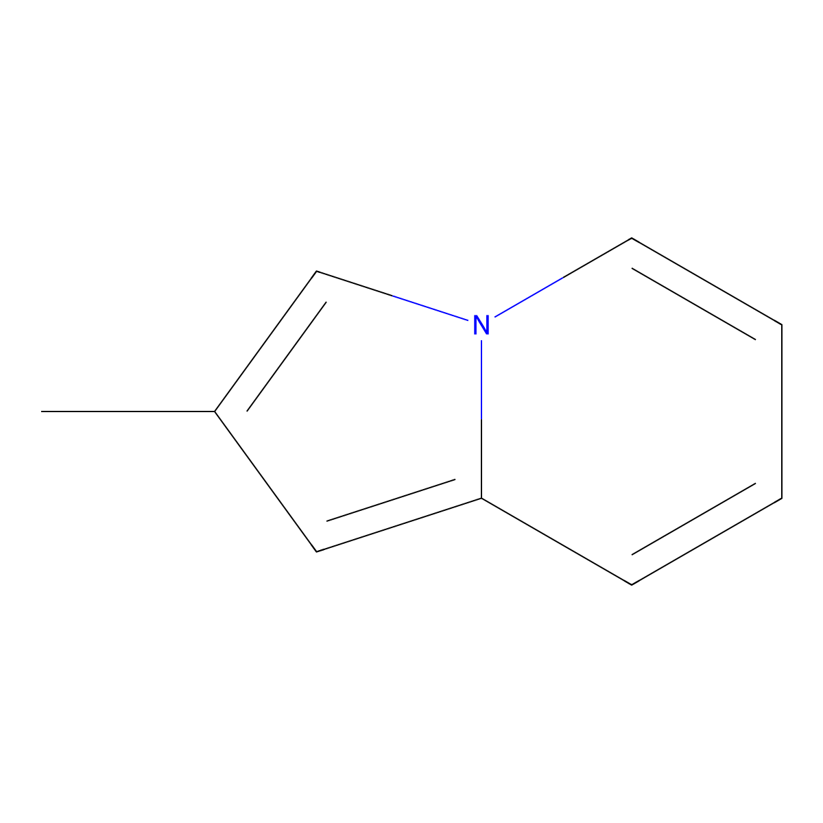 2-Methylindolizine molecular structure, CAS 768-18-3
