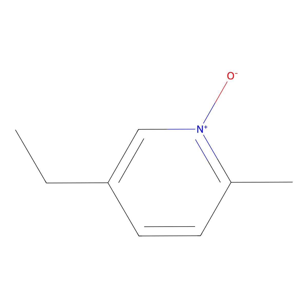 5-Ethyl-2-methylpyridine 1-oxide molecular structure, CAS 768-44-5