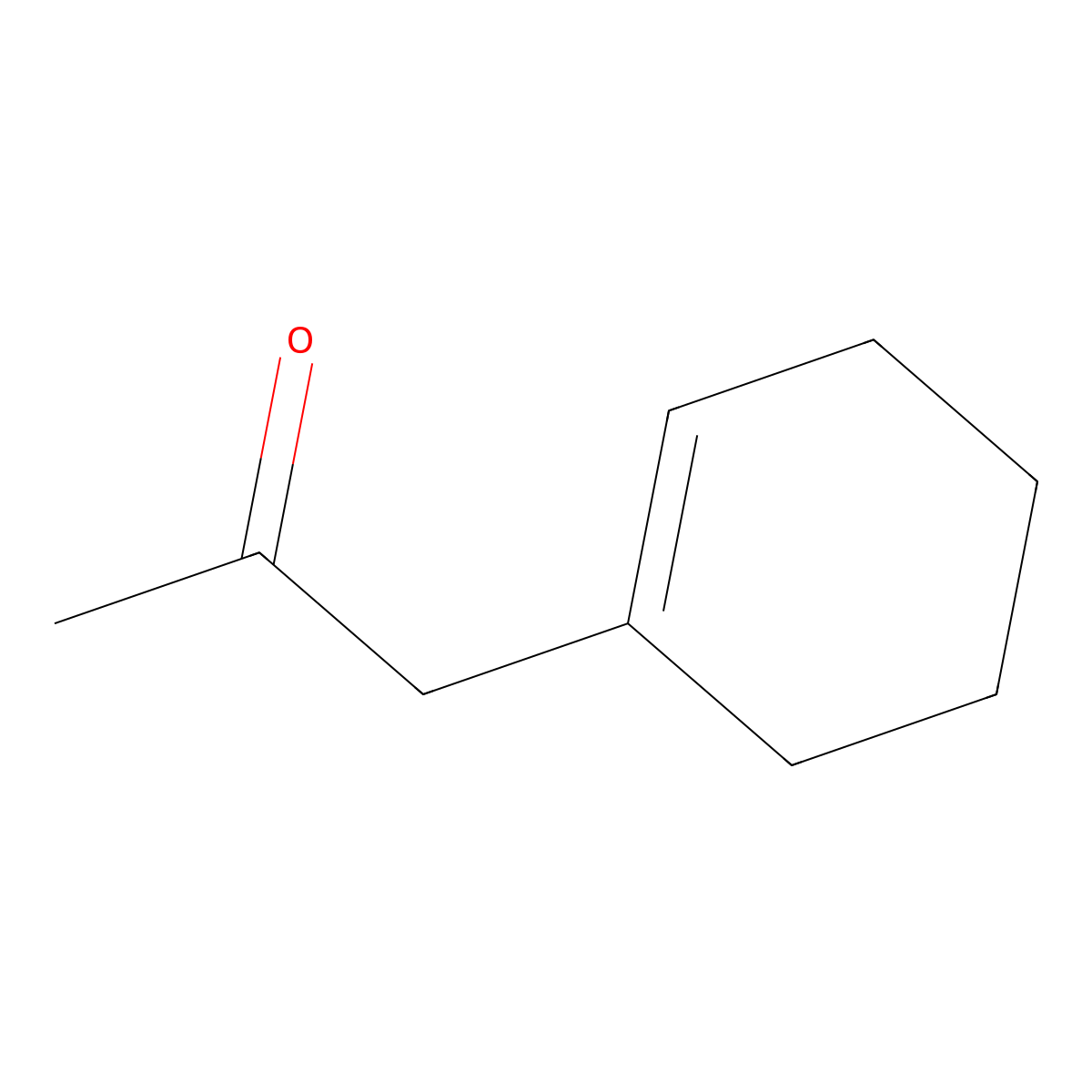 1-Cyclohexenylacetone molecular structure, CAS 768-50-3