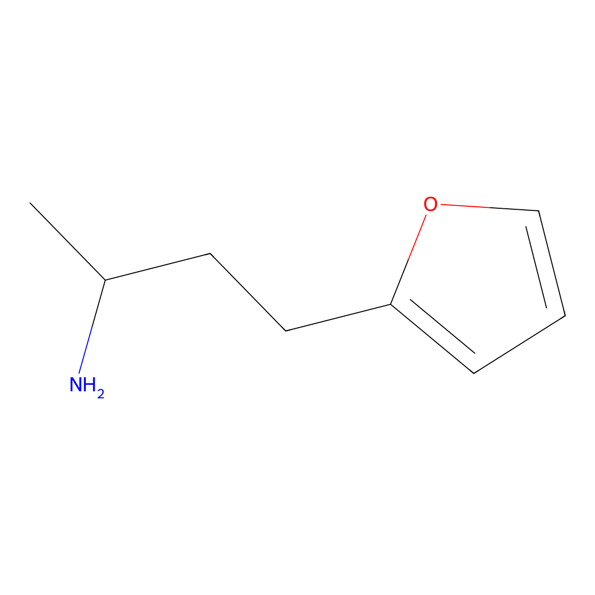 4-(Furan-2-yl)butan-2-amine molecular structure, CAS 768-57-0