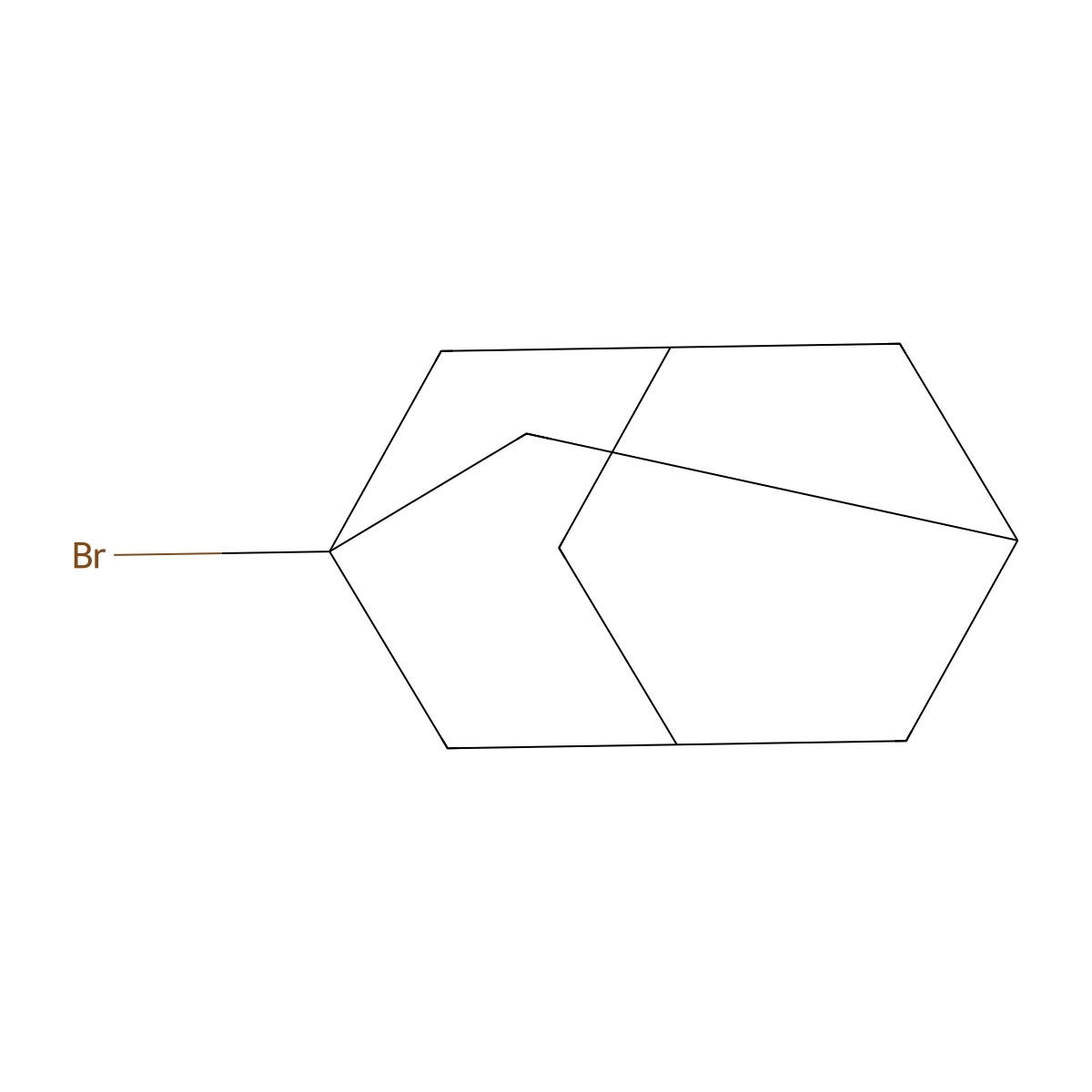 1-Bromoadamantane molecular structure, CAS 768-90-1