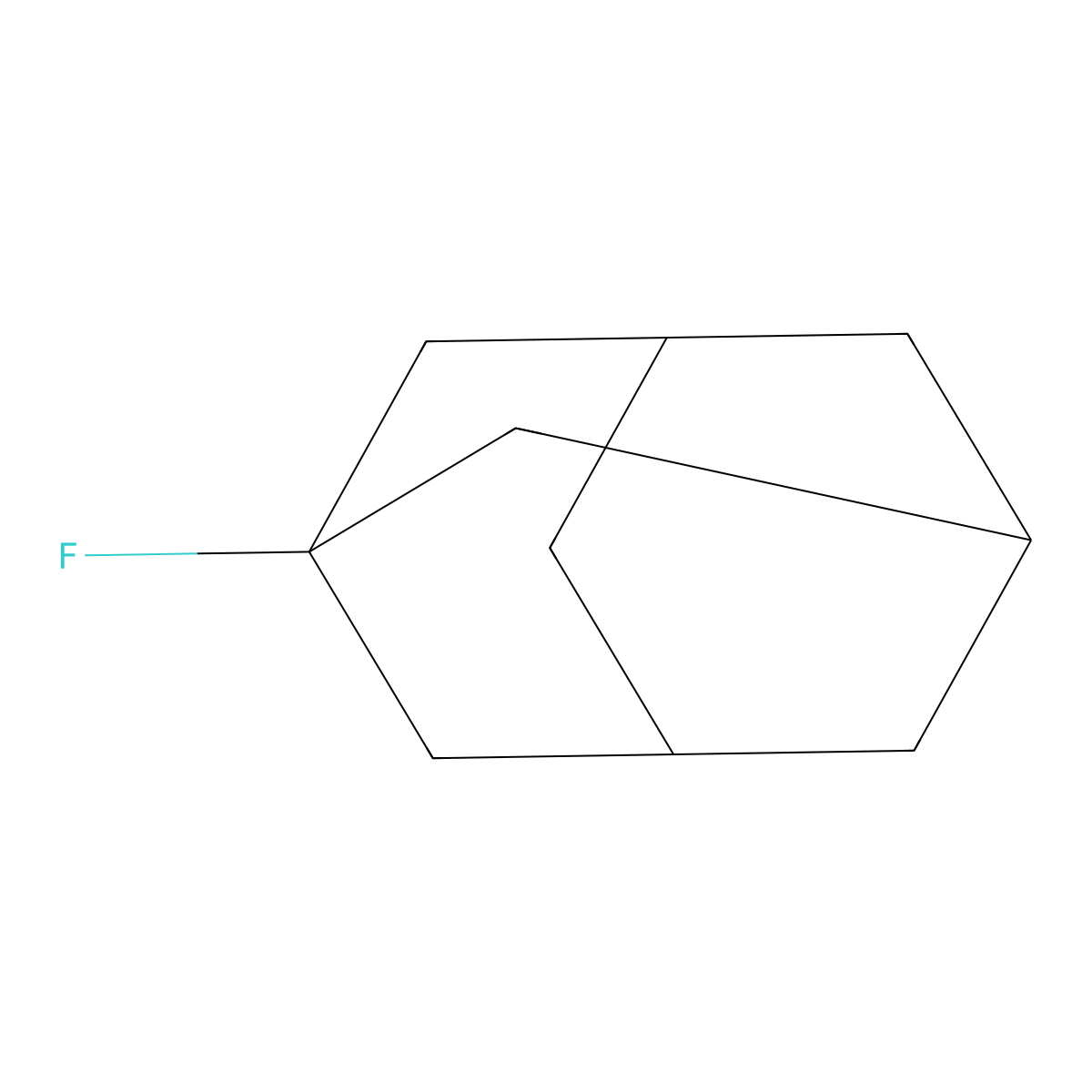 1-Fluoroadamantane molecular structure, CAS 768-92-3