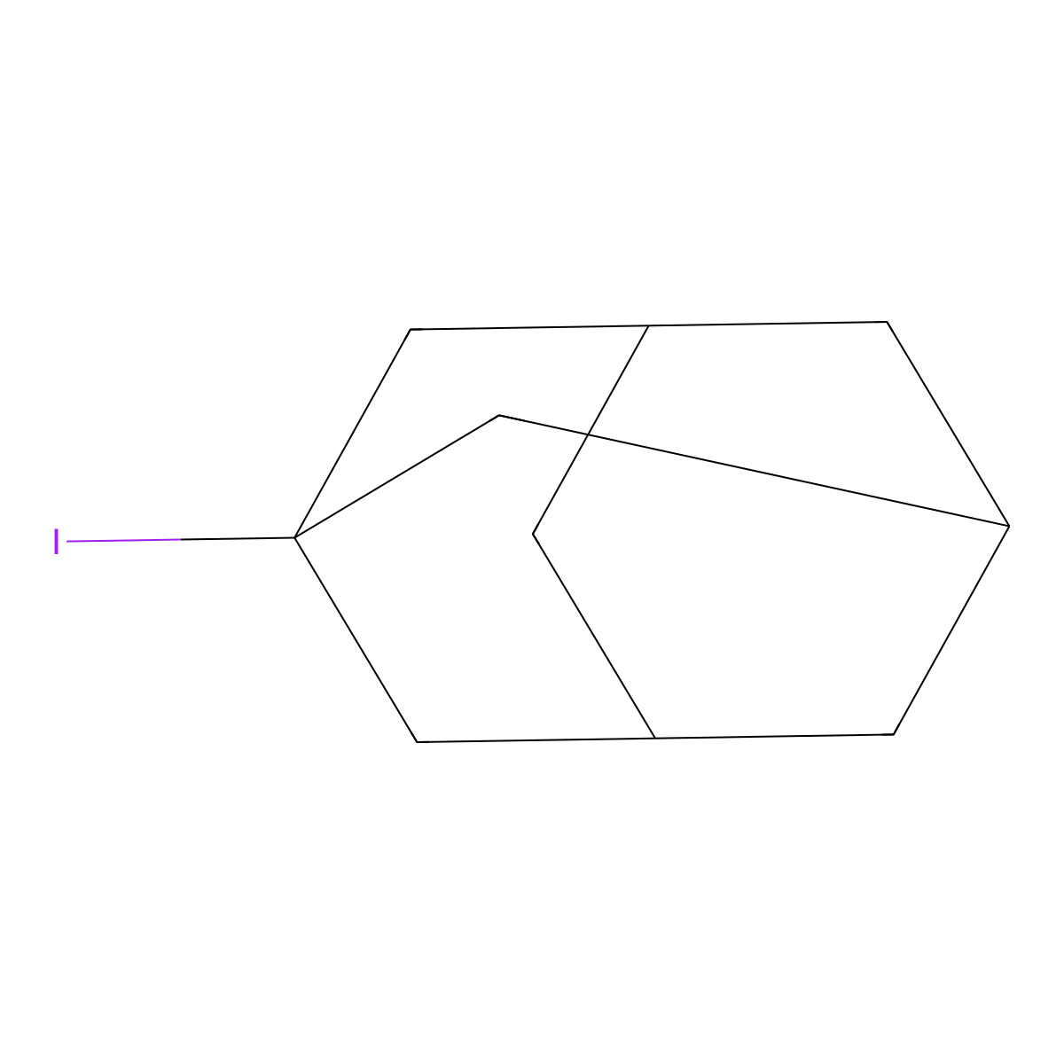 1-Iodoadamantane molecular structure, CAS 768-93-4