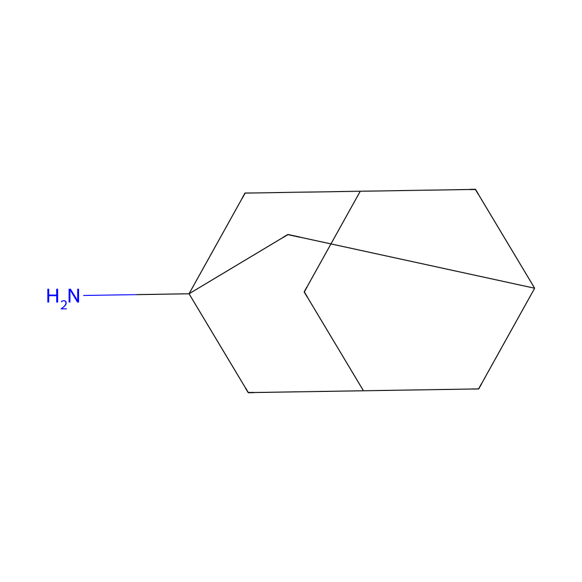 Amantadine molecular structure, CAS 768-94-5