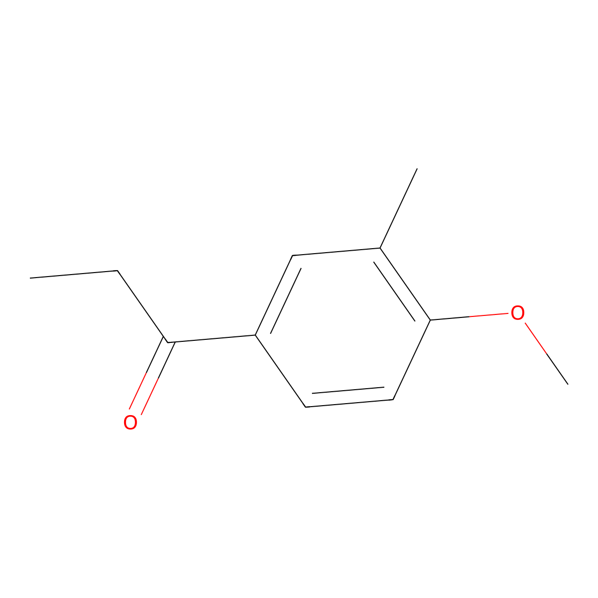 1-(4-Methoxy-3-methylphenyl)propan-1-one molecular structure, CAS 76805-57-7