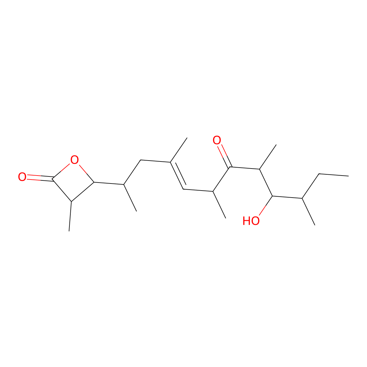 Ebelactone A molecular structure, CAS 76808-16-7