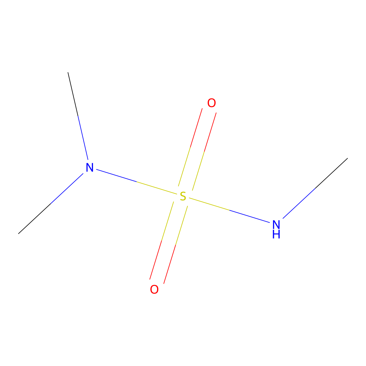 Dimethyl n-methylsulfamide molecular structure, CAS 76820-42-3