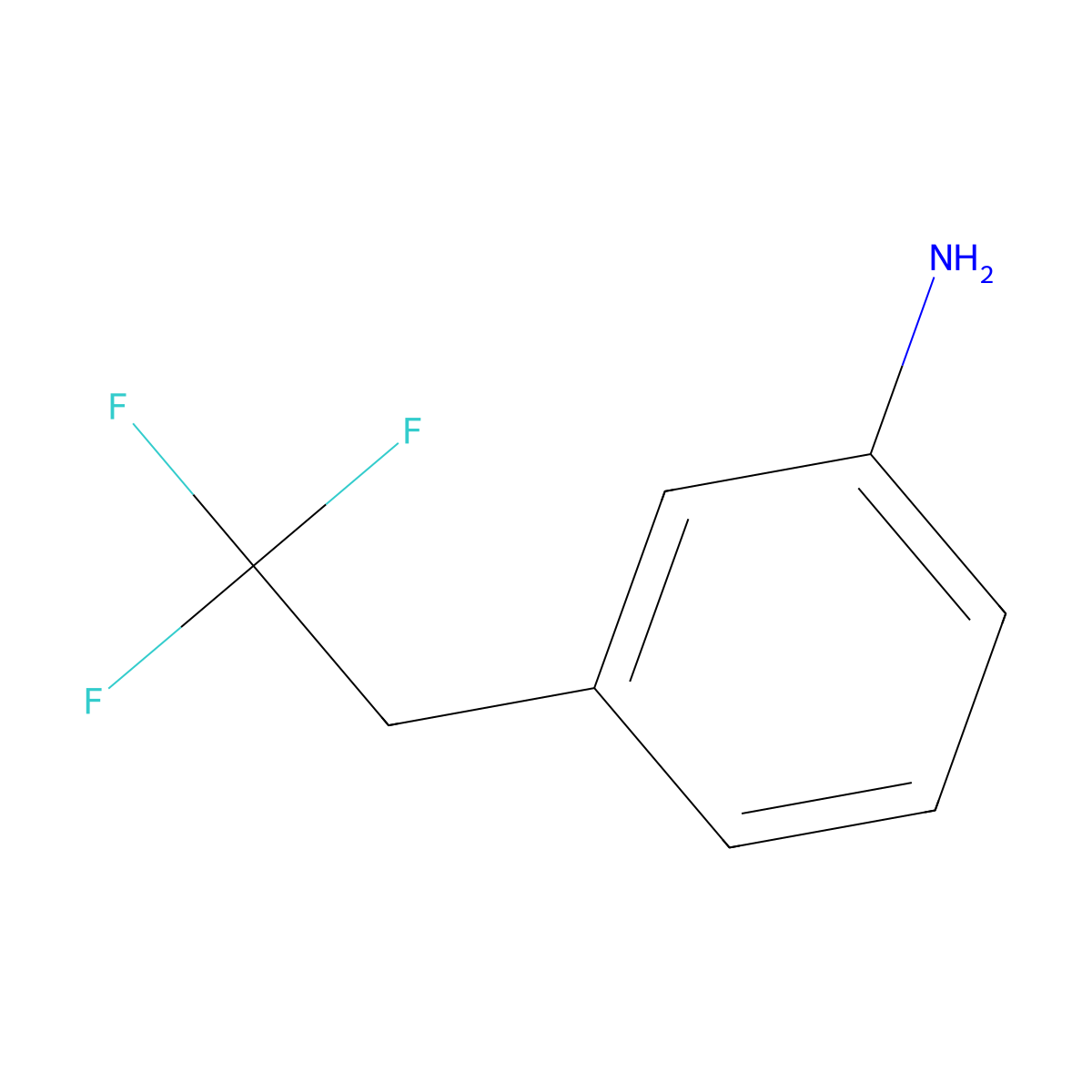 3-(2,2,2-Trifluoroethyl)aniline molecular structure, CAS 768335-16-6
