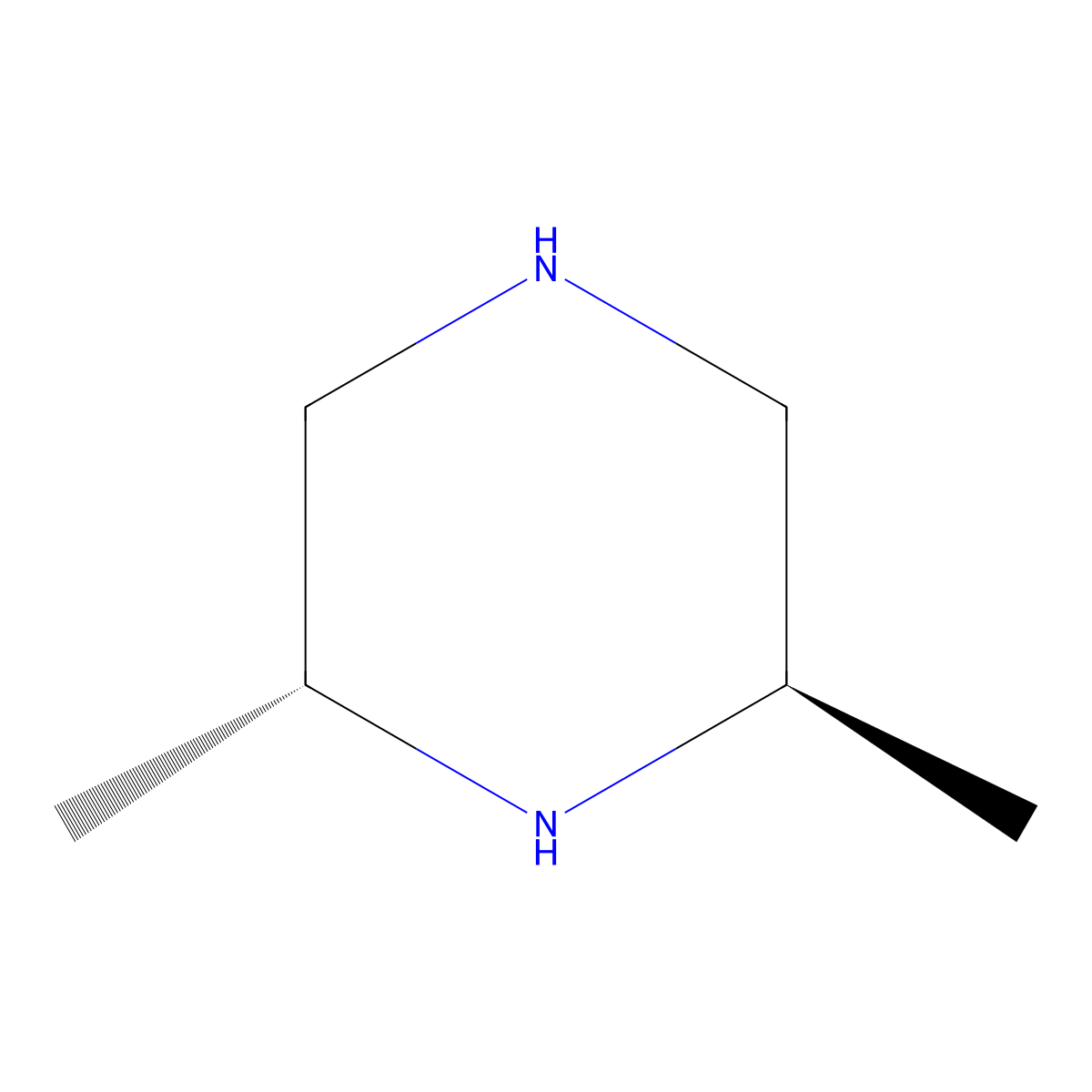 (2R,6R)-2,6-dimethylpiperazine molecular structure, CAS 768335-42-8