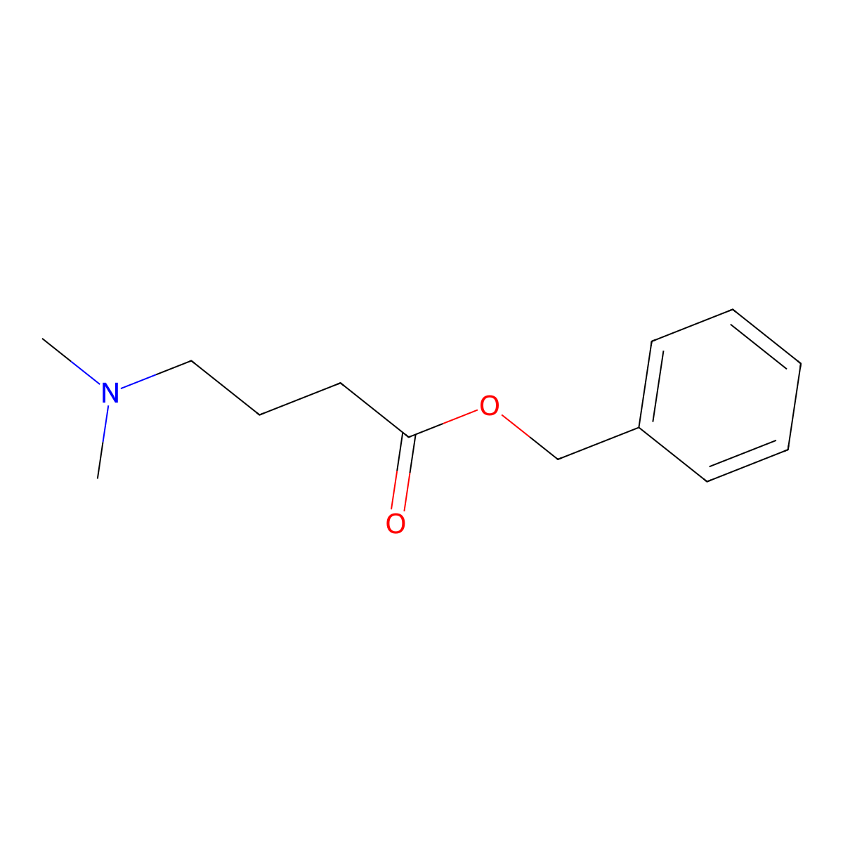 Benzyl 4-(dimethylamino)butanoate molecular structure, CAS 768385-35-9