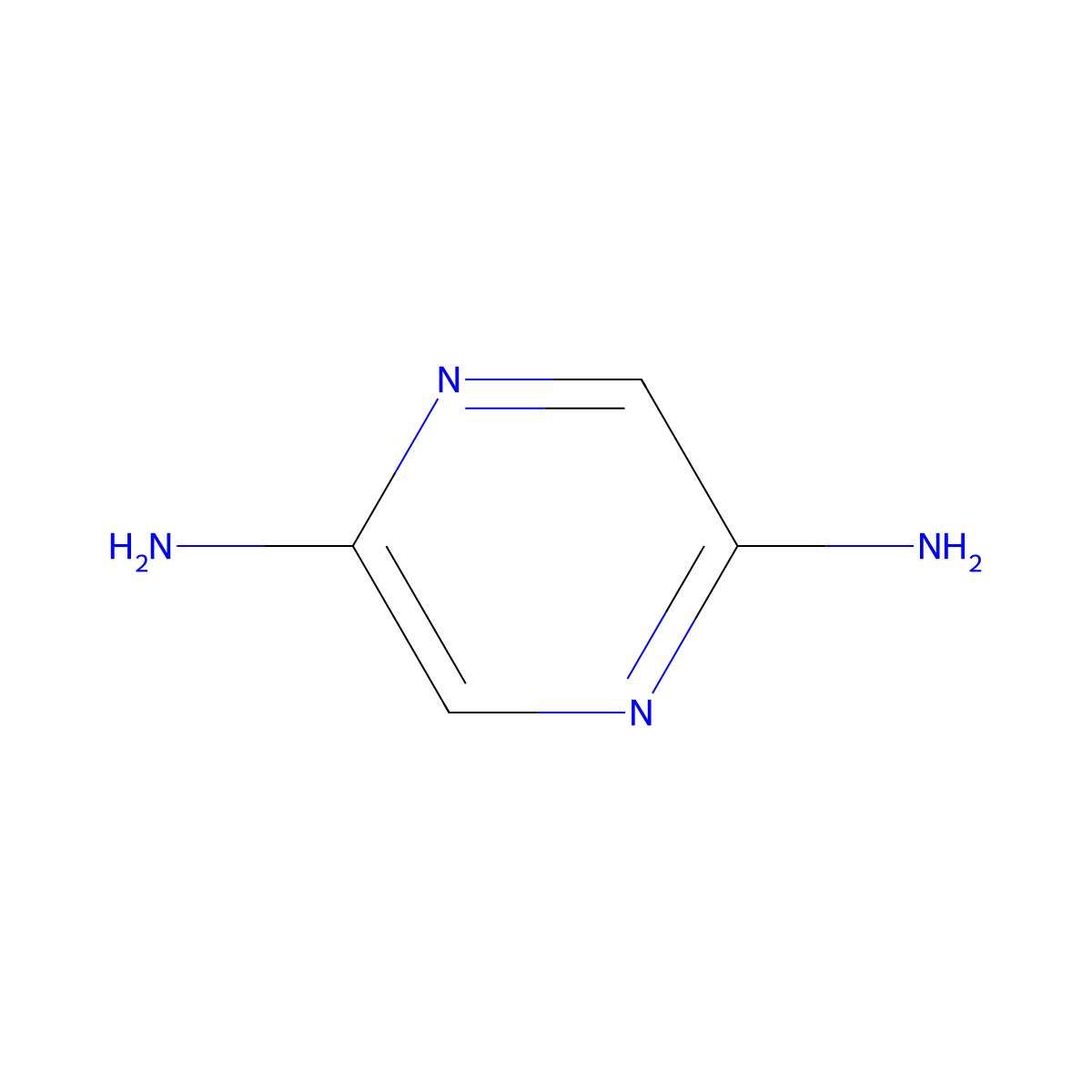 Pyrazine-2,5-diamine molecular structure, CAS 768386-37-4