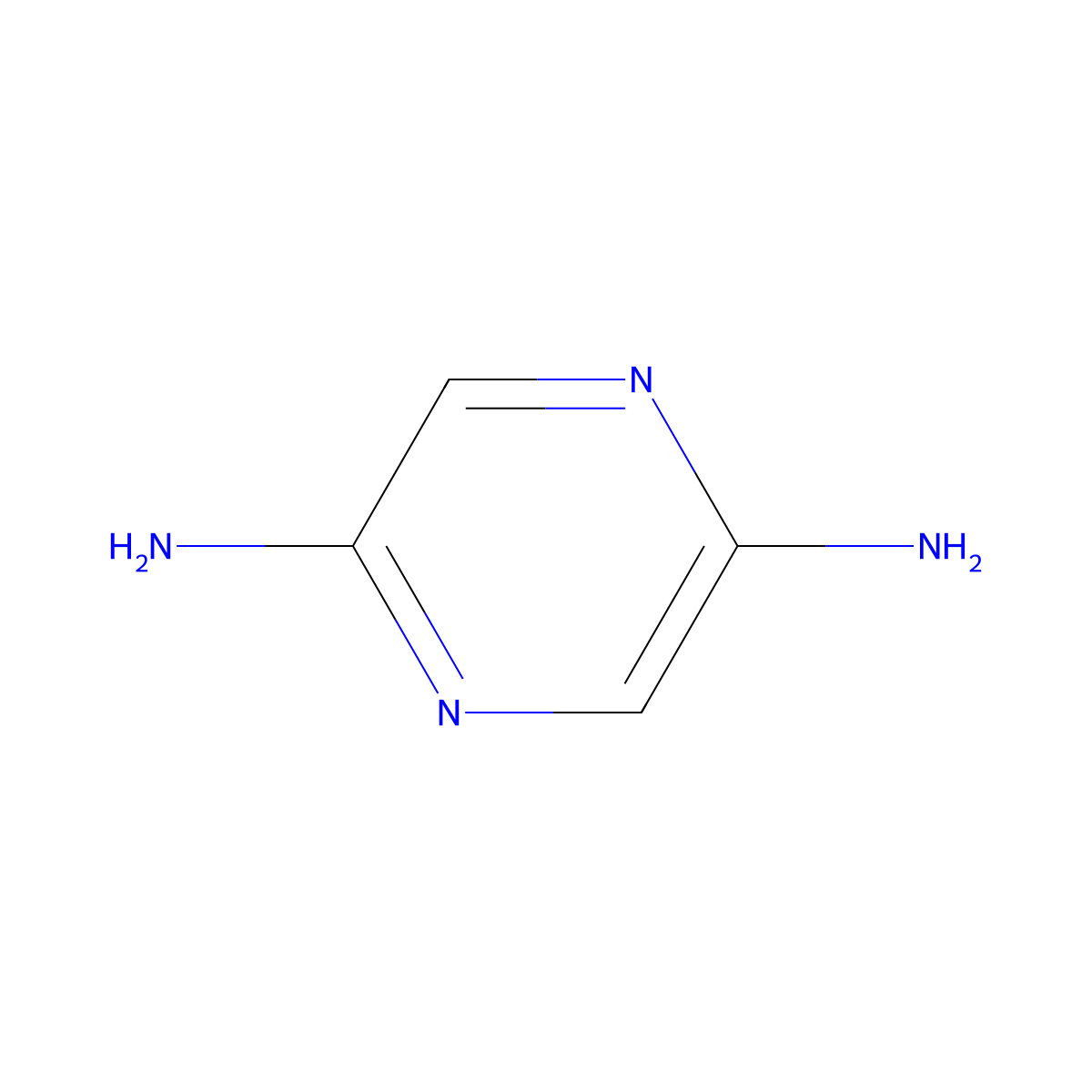 Pyrazine-2,5-diamine molecular structure, CAS 768386-37-4