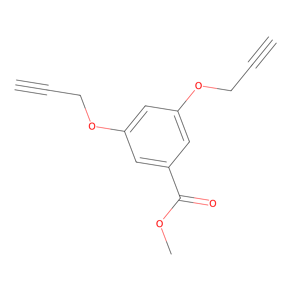 Methyl 3,5-Bis(propargyloxy)benzoate molecular structure, CAS 768387-51-5