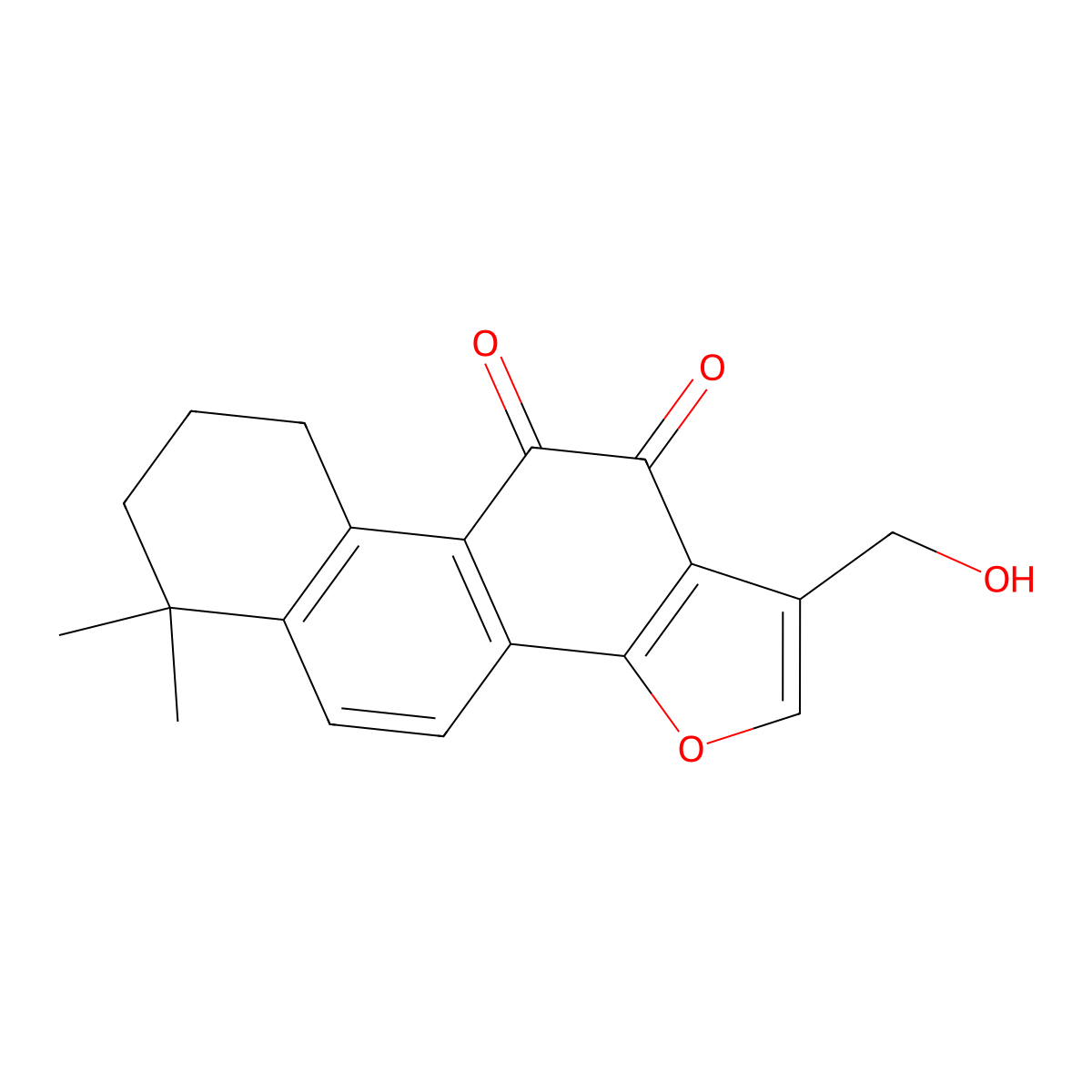 Przewaquinone A molecular structure, CAS 76843-23-7