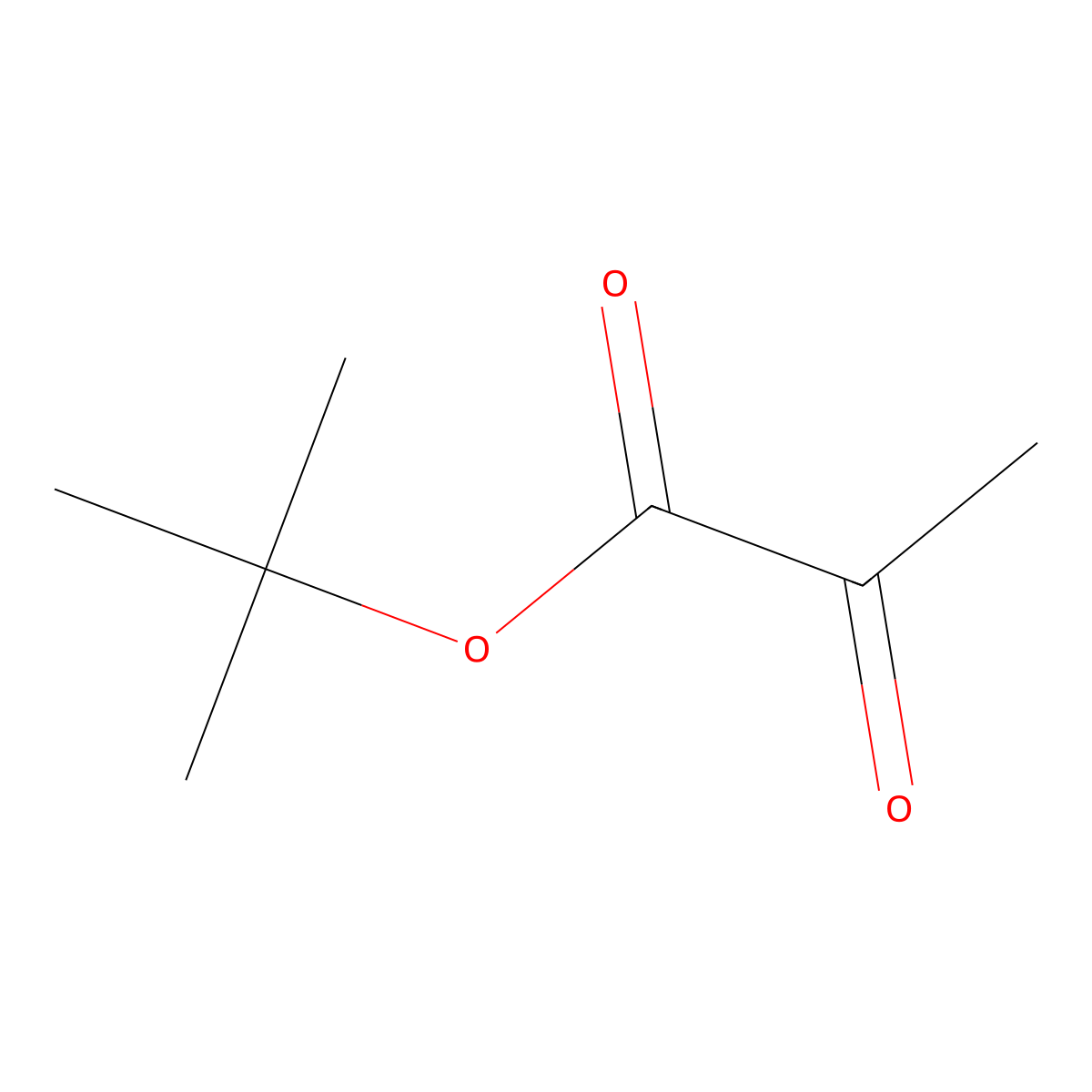 Tert-butyl 2-oxopropanoate molecular structure, CAS 76849-54-2