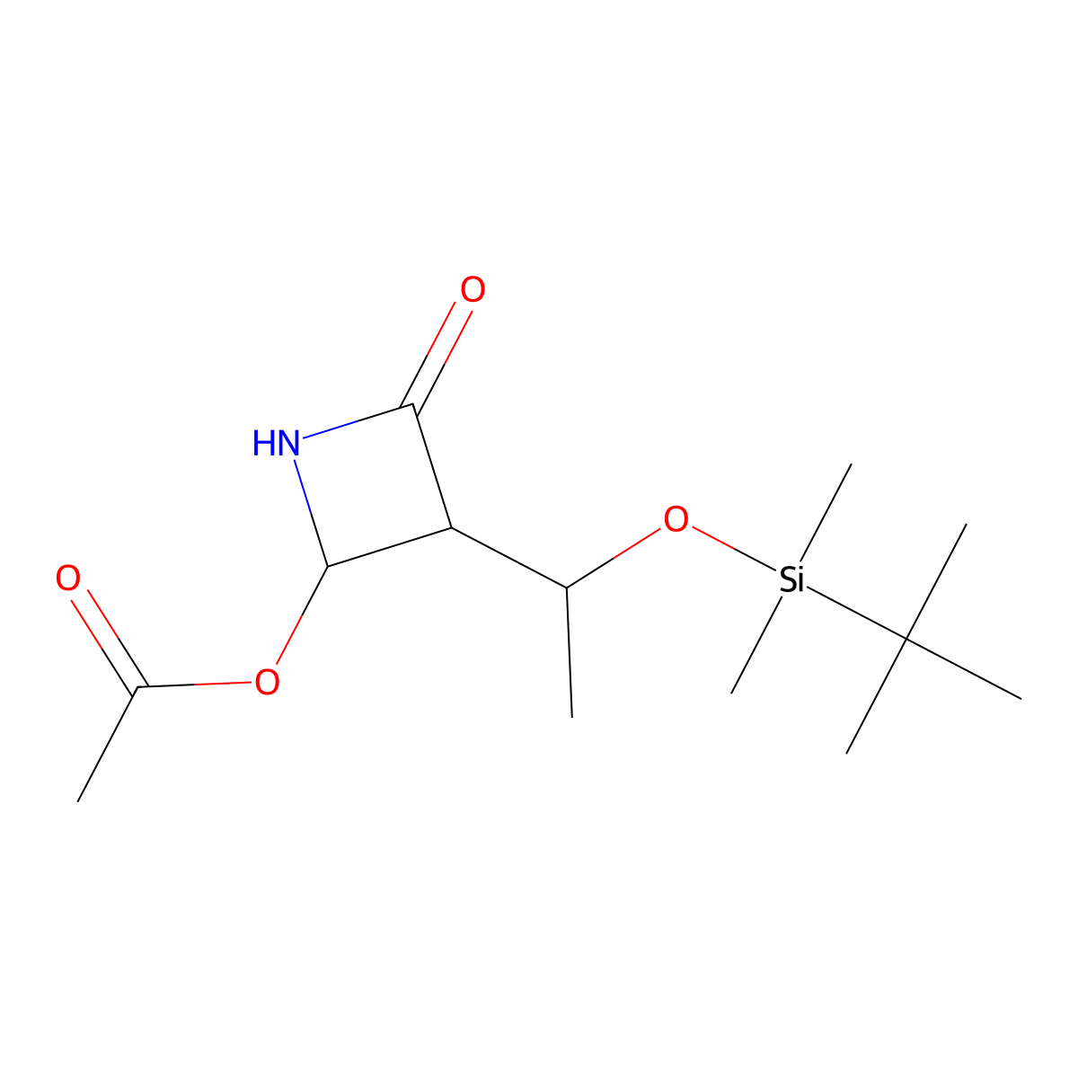 Azetidon molecular structure, CAS 76855-69-1