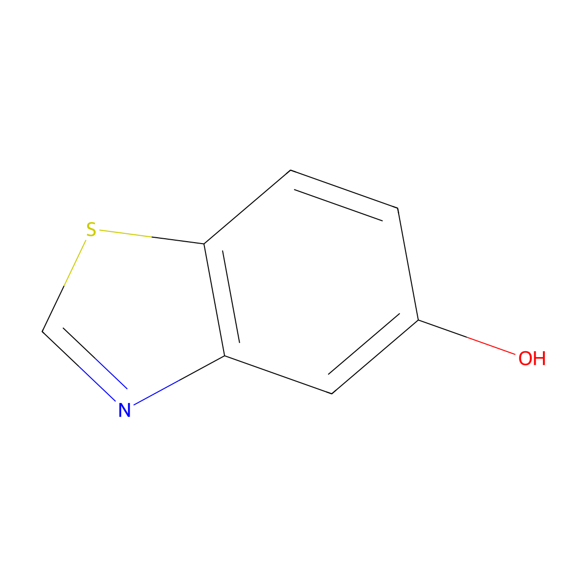 5-Benzothiazolol molecular structure, CAS 7686-41-1