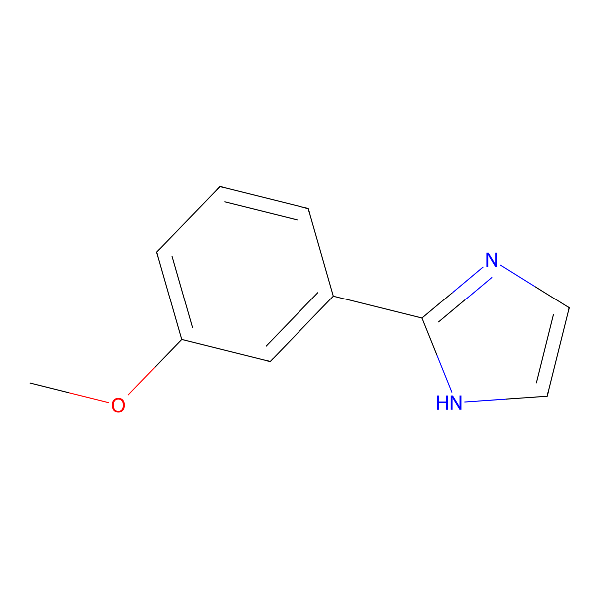 2-(3-Methoxyphenyl)-1H-imidazole molecular structure, CAS 76875-21-3