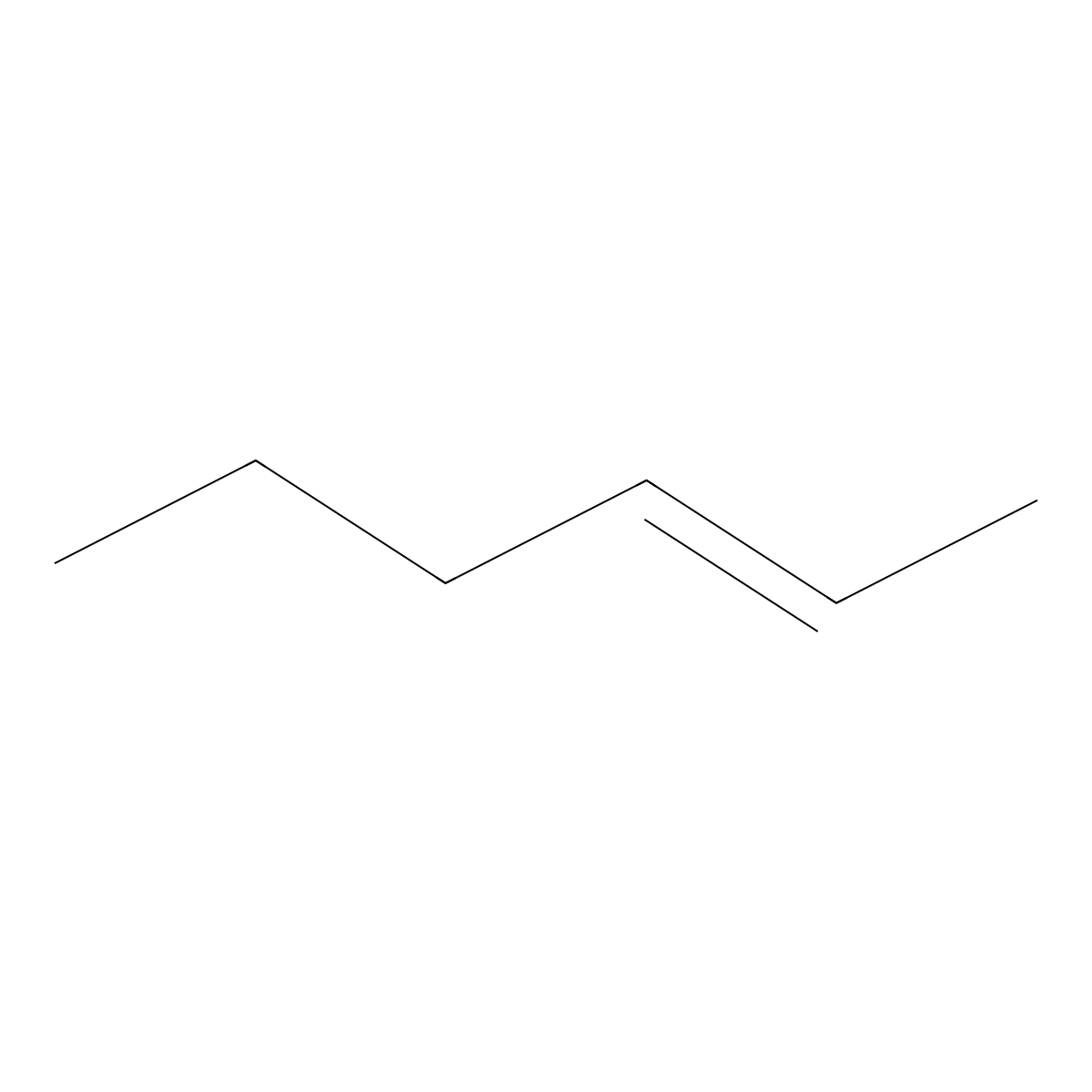 2-Hexene, (2Z)- molecular structure, CAS 7688-21-3