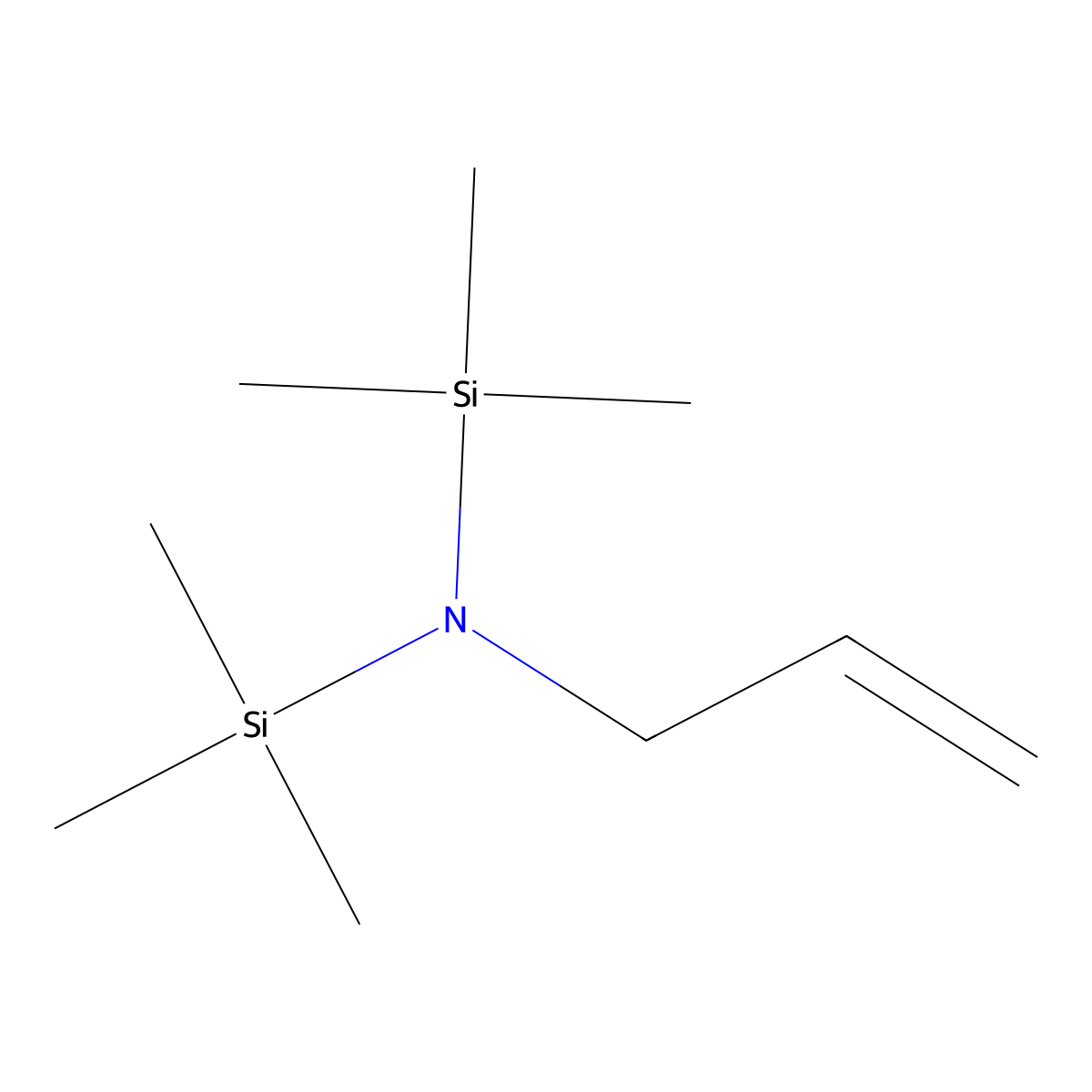 N-Allyl-1,1,1-trimethyl-N-(trimethylsilyl)silylamine molecular structure, CAS 7688-51-9