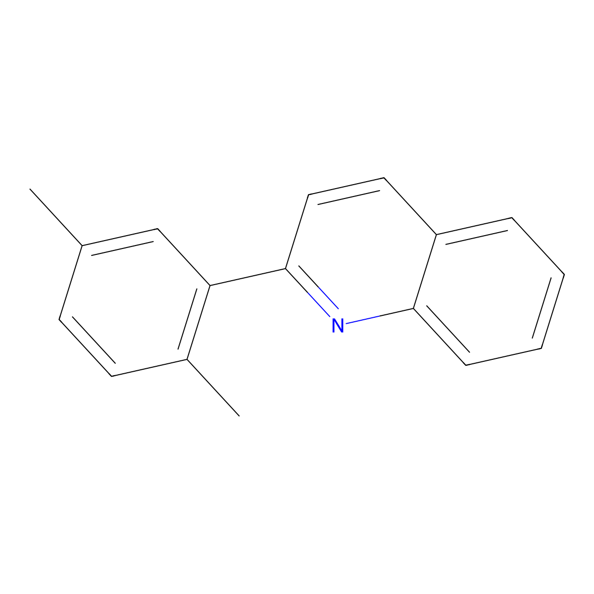 2-(2,5-Dimethylphenyl)quinoline molecular structure, CAS 76890-09-0