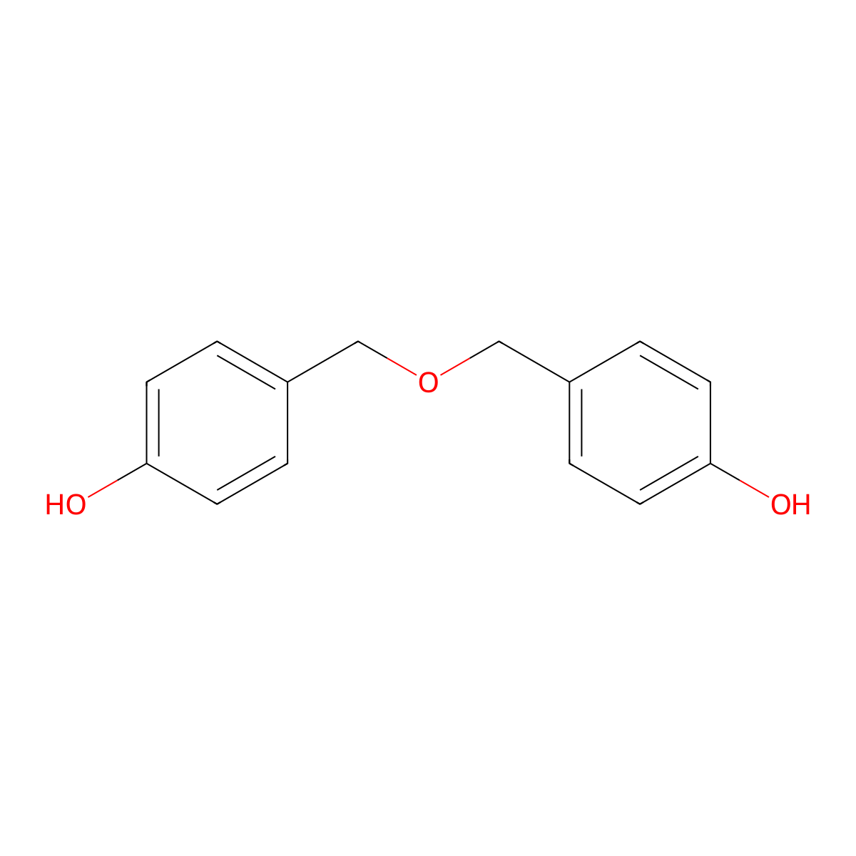 4,4'-Dihydroxydibenzyl ether molecular structure, CAS 76890-93-2