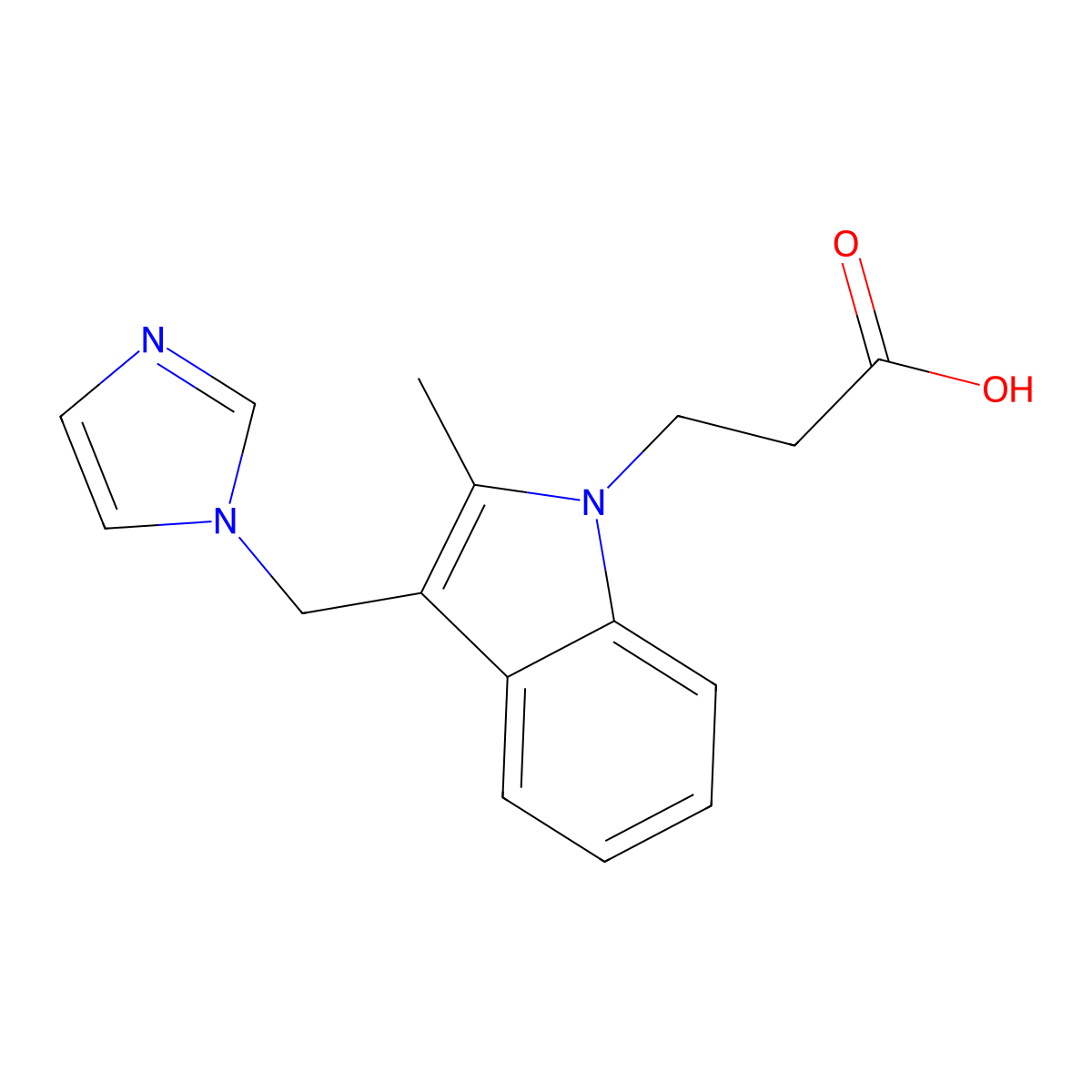 Dazmegrel molecular structure, CAS 76894-77-4