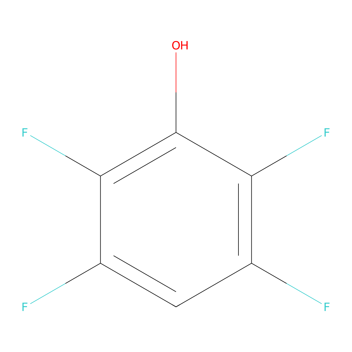 2,3,5,6-Tetrafluorophenol molecular structure, CAS 769-39-1