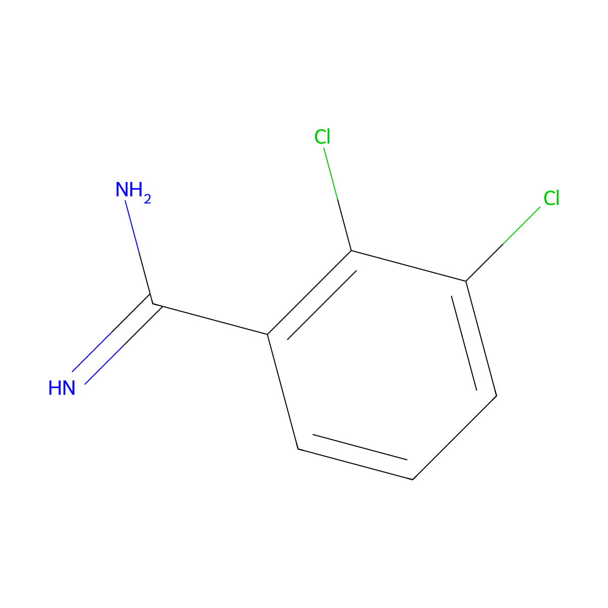 2,3-Dichlorobenzimidamide molecular structure, CAS 769061-91-8